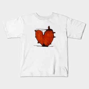 Red heart Kids T-Shirt